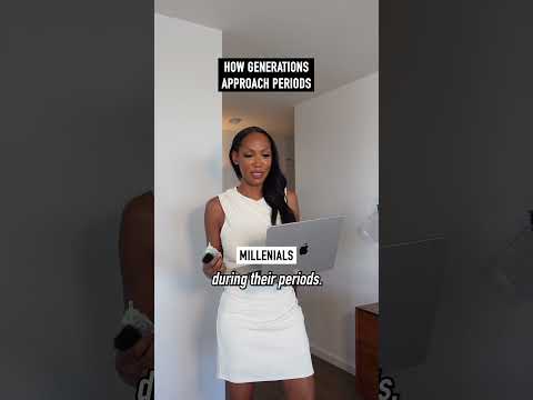 How generations approach periods #generations #millenials #genz #genx #boomers #periods