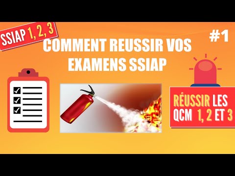 SSIAP 1, 2, 3 - #1 Réussir les QCM