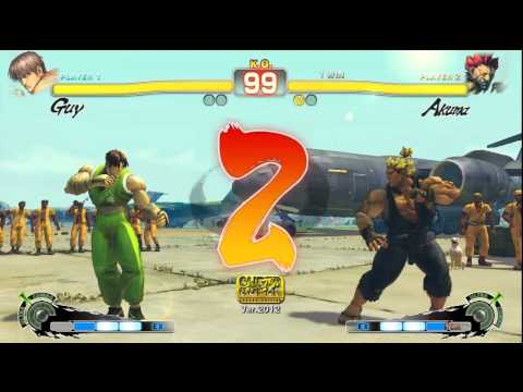 [SSFIVAE] Finest KO (Guy) Vs. ValleyKing (Akuma) - Grand Finals - 7-28-12