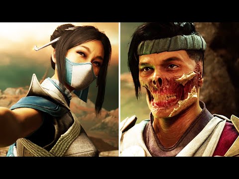 Mortal Kombat 1 - All Characters React to Kitana Helping Them