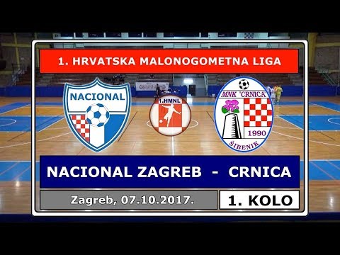 1. HMNL, 1. kolo: NACIONAL ZAGREB - CRNICA 7:7, 07.10.2017.