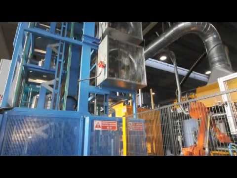 MB Conveyors - Magazzino raffreddamento con robot \\ Warehouse for cooling with robotic arm