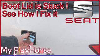 How To Fix Stuck Boot Lid - SEAT Leon Stationcar - 1580
