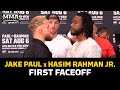 Jake Paul vs. Hasim Rahman Jr. Have Tense First Faceoff - MMA Fighting