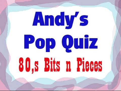 Pop Quiz No79 - 20 x 80s Songs.