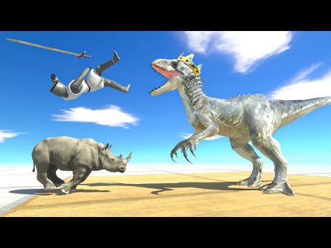 Neighbors Revolt against King Indominus Rex - Animal Revolt Battle Simulator