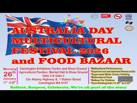 Australia Day Multicultural Festival And Food Bazaar 2026
