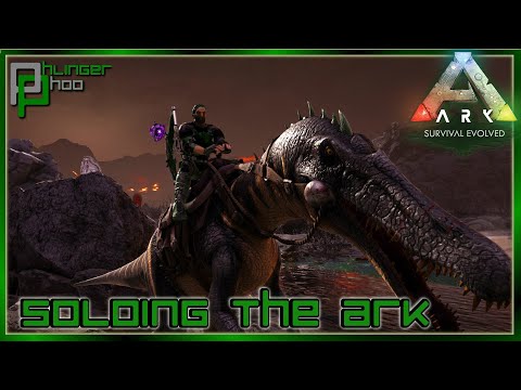 DODGING BASILISKS AND MAGMASAURS TO FIND THE BEST ALLOSAURUS! Soloing the Ark S5E128