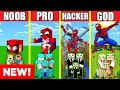 Minecraft Battle SPIDERMAN HOUSE BUILD Minecraft Battle SPIDERMAN HOUSE BUILD