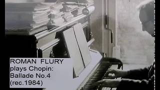 Roman Flury plays Chopin Ballade No 4