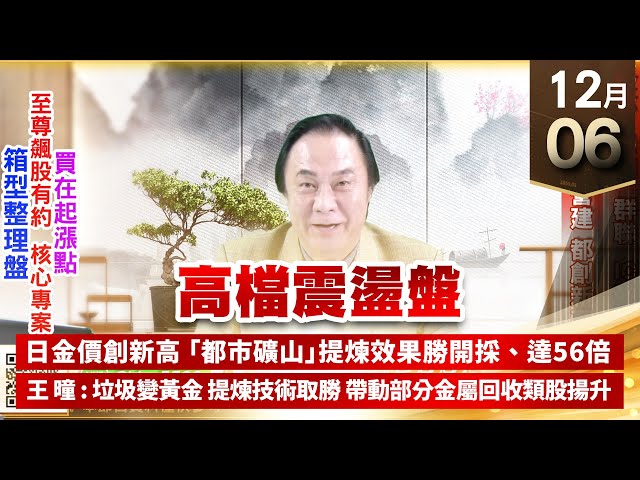 【王者至尊】王曈 1206《【高檔震盪盤】》世芯、譜瑞、群聯、IC強，公共工程、營建都創新高｜【光學王+元宇宙王+安控王+IC設計王】加入line@ king5588