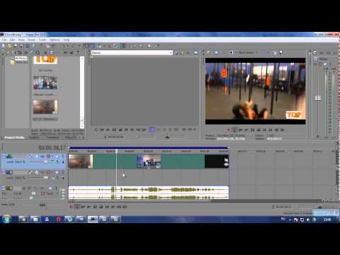 Как открепить аудио дорожку от видео в Sony Vegas Pro