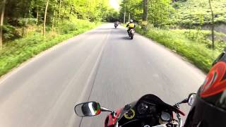 preview picture of video 'Ride from Prague to Slapy Dam on Honda Fireblade in Czech Republic GoPro 2HD'