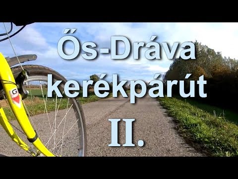 Ős-Dráva kerékpárút -Három folyó túraútvonal -Dráva töltésen bringával 2