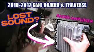 Radio Amplifier Replacement | 2010-2017 GMC Acadia & Traverse