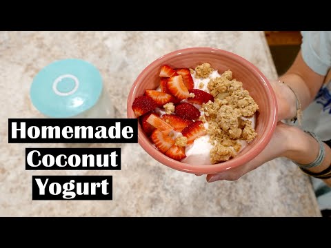 Homemade Coconut Yogurt Recipe + Luvele Yogurt Maker Giveaway (CLOSED)!