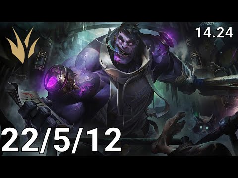 Dr. Mundo Jungle vs Ekko - EUW Master | Patch 14.24