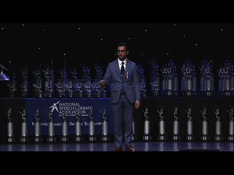 2022 NSDA National Final Round Speech in US Extemp - Dev Ahuja