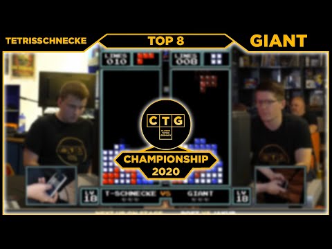 CTGC 2020 - Top 8 (Tetrisschnecke vs. Giant) - Classic Tetris Germany Championship 2020 - Top 8
