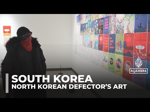 North Korean defector’s art exhibit in Seoul blends freedom with ideology challenge