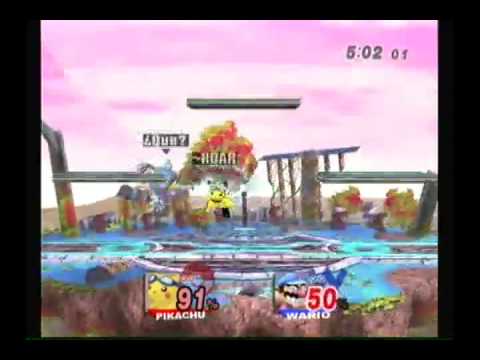 NinjaLink (Pikachu) vs  Que (Wario) 1