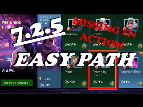 7.2.5 EASY PATH & Platinum Pool Boss | Missing in Action | Marvel Contest of Champions