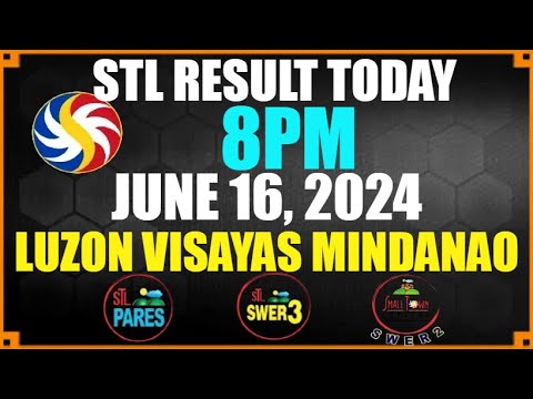 Stl Result Today 8pm MINDANAO June 16, 2024