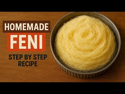 Homemade Feni Recipe | Authentic  Pheni | Easy Step-by-Step Method