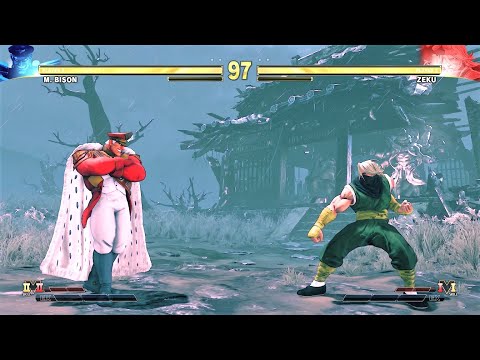 M. Bison vs Zeku (Hardest AI) - Street Fighter V