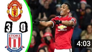 Manchester United vs Stoke City 3-0 - All Goals &a