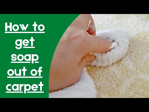 YouTube video about: How to get soap out of carpet?
