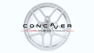CONCAVER CVR5 hliníkové disky 8,5x19 5x112 ET25 Brushed Titanium