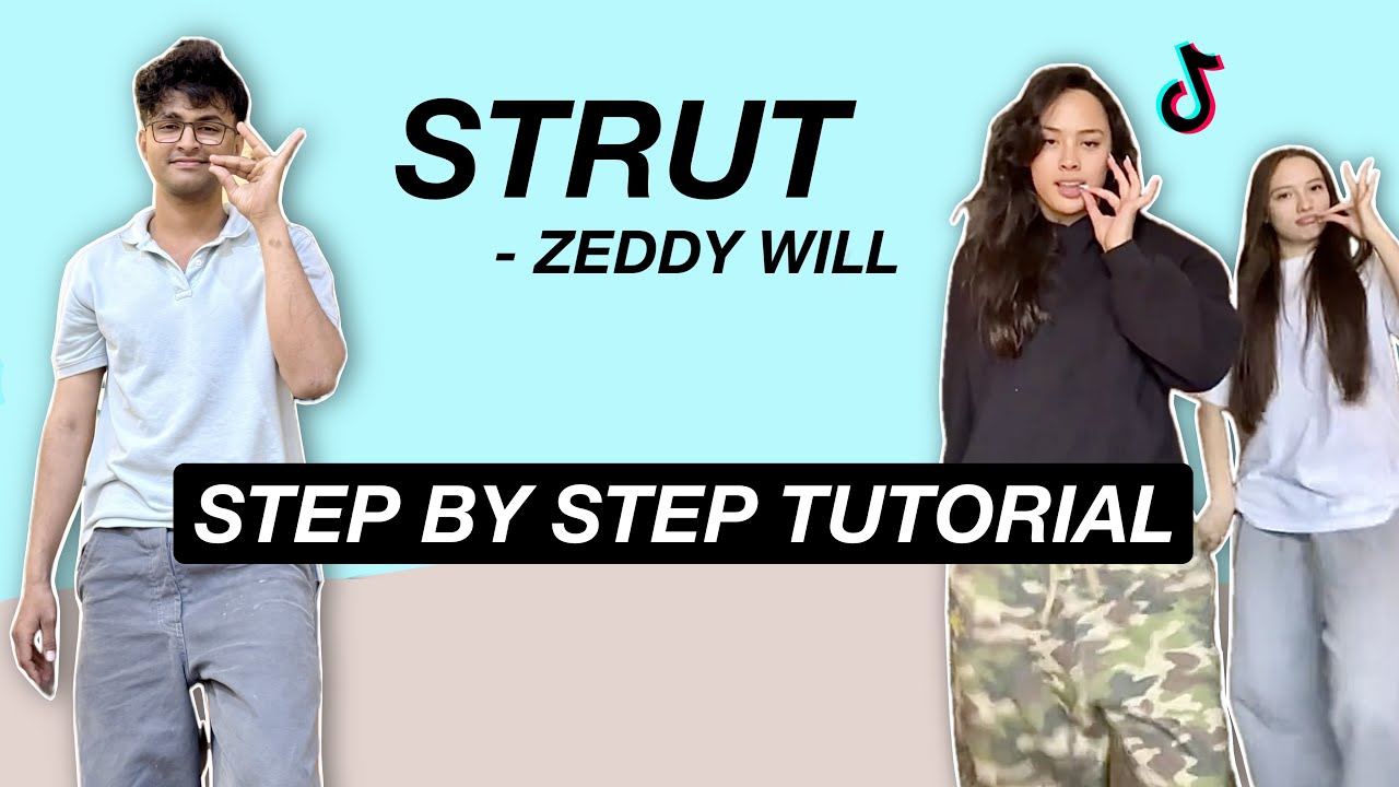 Strut Dance *STEP BY STEP TUTORIAL* (Beginner Friendly)