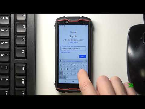 How to Add & Remove Google account on Cubot King Kong Mini 2 - Manage Google account