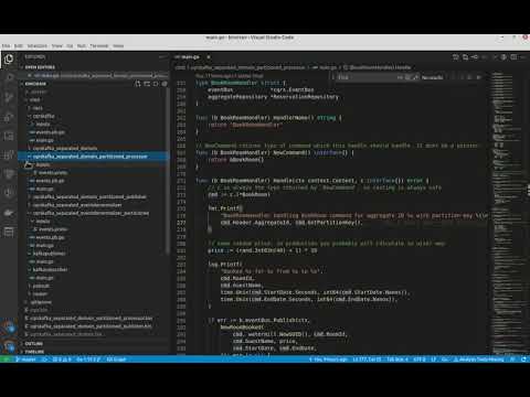 CQRS proof-of-concept in golang using Watermill