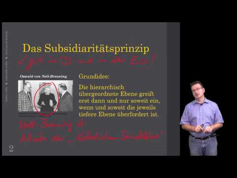 Subsidiaritätsprinzip