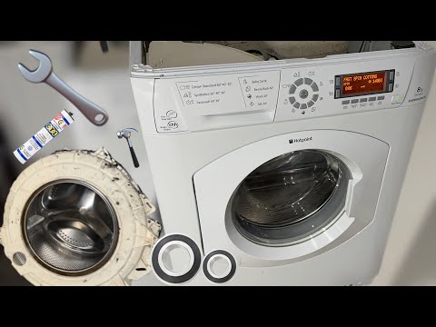 DIY | Hotpoint/Indesit Bearings replacement & testing | sealed tub 