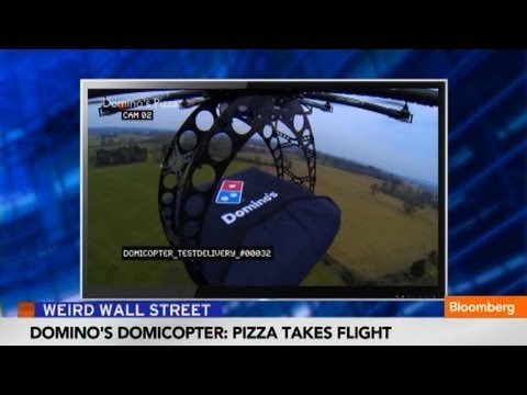 Pizza Delivery by Drone? Domino's Tests Domicopter
