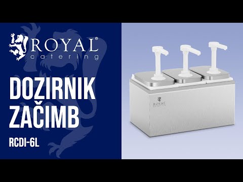 videoposnetek - Dozirnik začimb - 3 črpalke - 3 x 2 L