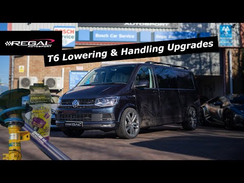 VW T6 Lowering with BILSTEIN B14 Coilovers and Handling Upgrades with Powerflex & H&R