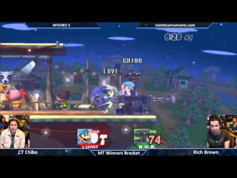 WHOBO 5 - Rich Brown vs CT Chibo - Mid Tiers - SSBB