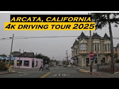 Arcata, California | 4k Driving Tour | Dash Cam