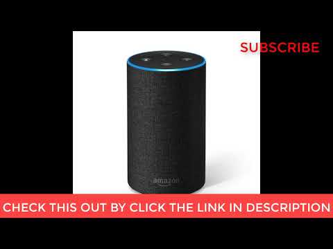 Best Amazon Echo 2 Generation, Intelligenter Lautsprecher mit Alexa, Sandstein Stoff Top