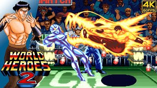 World Heroes 2   Kim Dragon (Arcade 1993) 4K 60FPS - NEOGEO