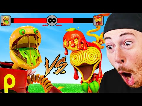 Reacting to LUNCH Boxy Boo VS SPAGHETTI Mommy Long Legs (Poppy Playtime Animation)