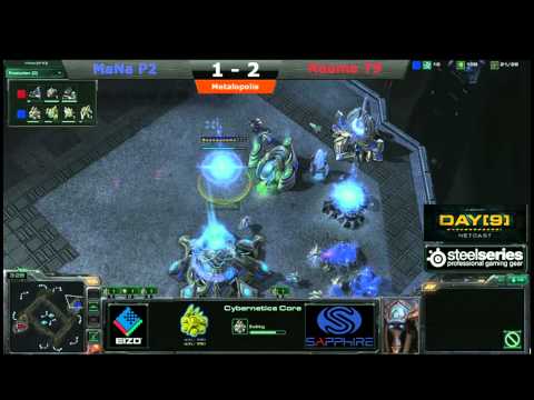 DreamHack 2010 - Stacraft II - MouzNaama (T) VS MouzMana (P) Part 5/8