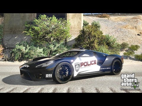 GTA 5 MODS LSPDFR 826 - SUPERCARS PATROL!!! (GTA 5 REAL LIFE PC MOD) FORD GT