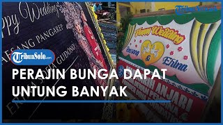 Berita Solo Hari Ini: Senangnya Perajin Bunga, Dapat Orderan Ratusan Karangan di Pernikahan Kaesang