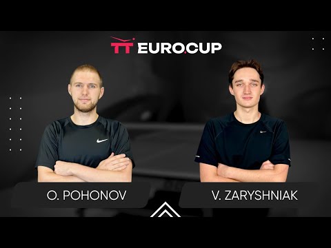 13:15 Oleksandr Pohonov - Vadym Zaryshniak 21.10.2024 TT Euro.Cup Ukraine Master. TABLE 3