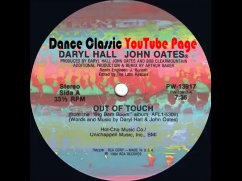 Daryl Hall & John Oates - Out Of Touch (A Arthur Baker Mix)